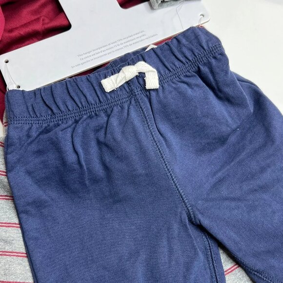 12M Carter's 4 Piece Baby Set Happiest Camper Nightime Explorer Bodysuits - Picture 3 of 5